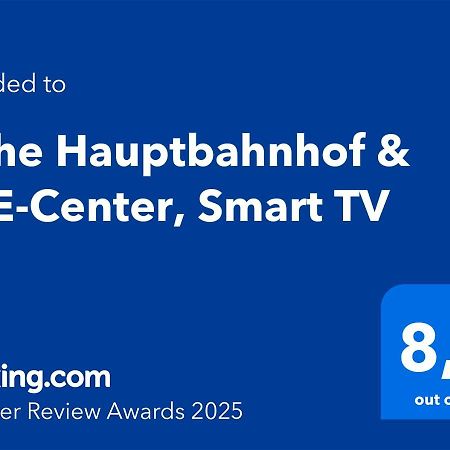 Ferienwohnung Naehe Hauptbahnhof & Ece-Center, Smart Tv Karlsruhe Exterior foto