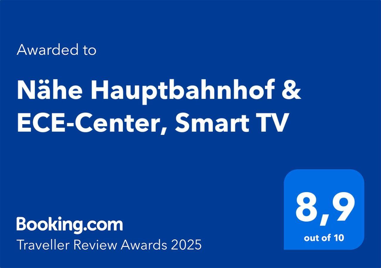 Ferienwohnung Naehe Hauptbahnhof & Ece-Center, Smart Tv Karlsruhe Exterior foto